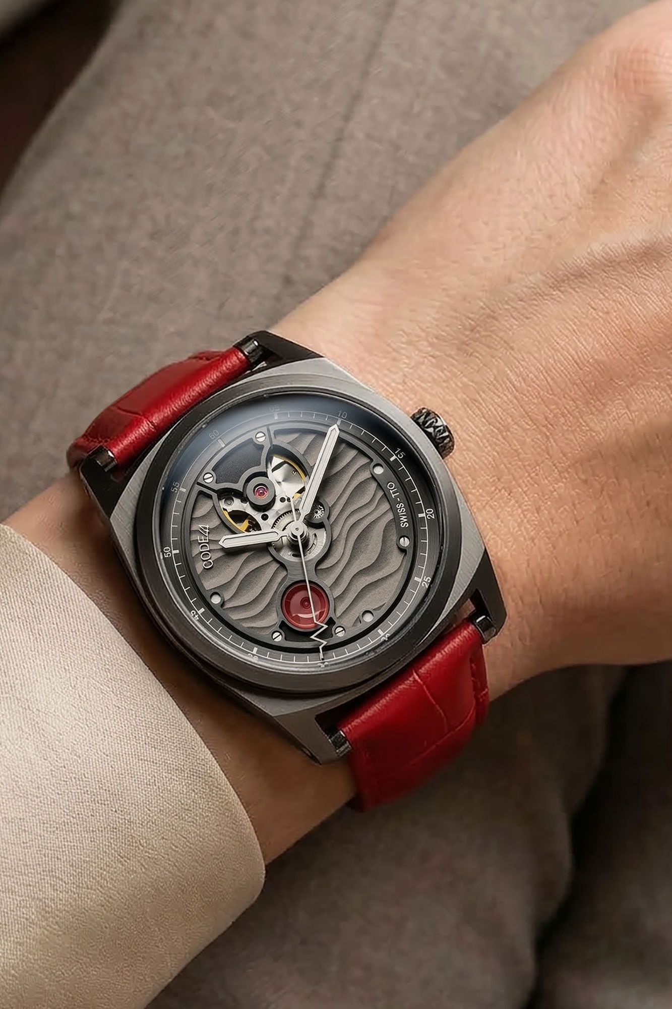 CODE41 Open Heart: automatic open-heart watch with Swiss movement