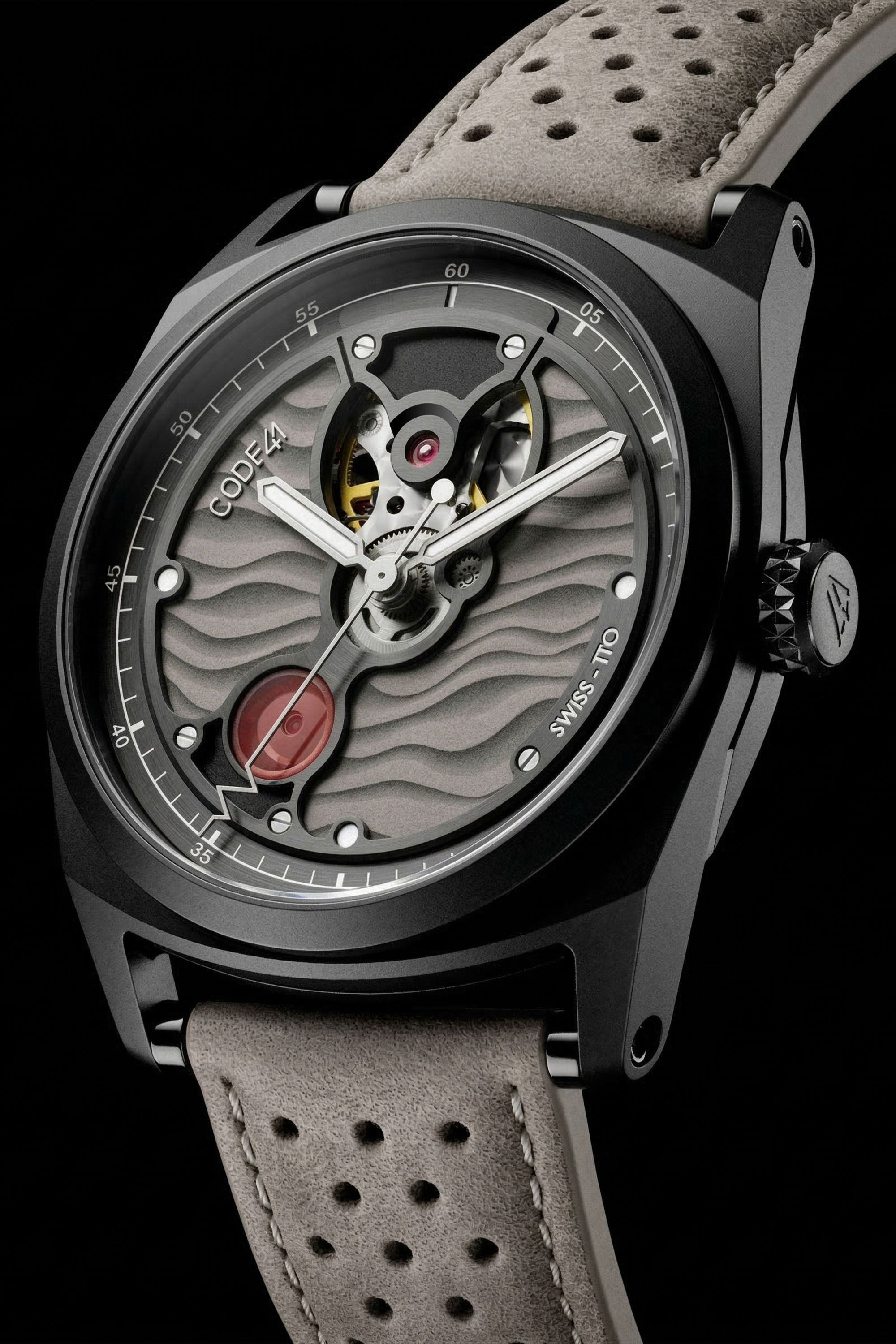 CODE41 Open Heart: automatic open-heart watch with Swiss movement