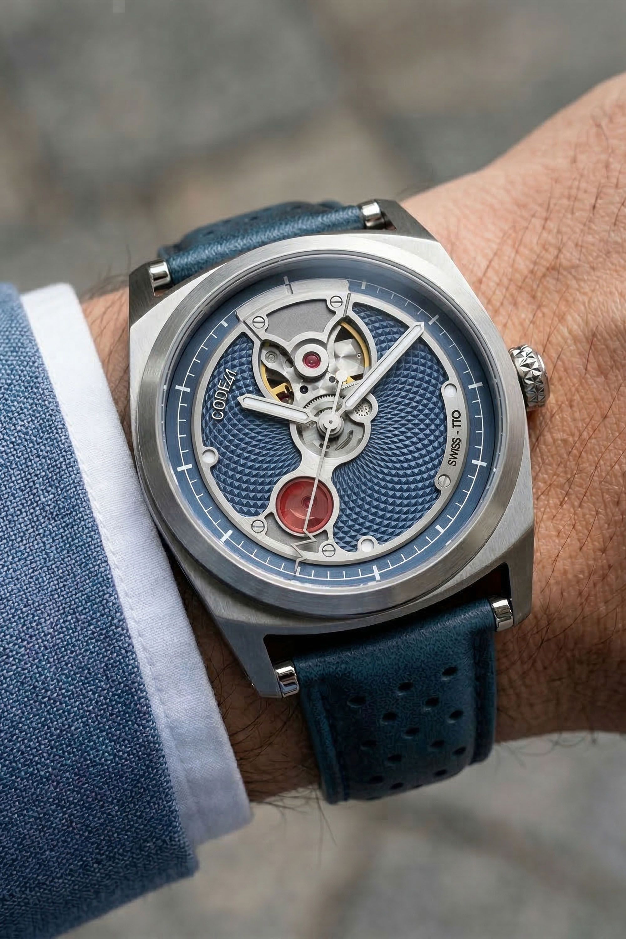 CODE41 Open Heart: automatic open-heart watch with Swiss movement