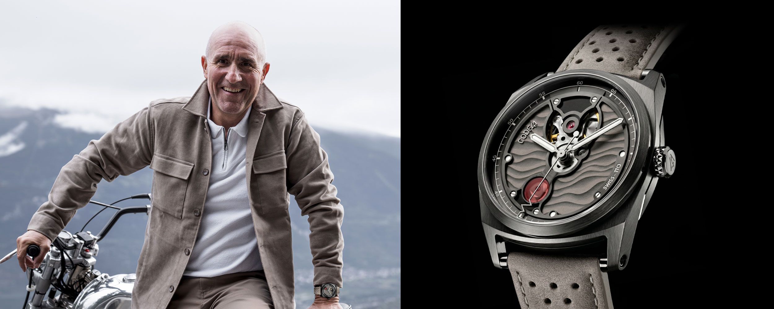 CODE41 Open Heart: automatic open-heart watch with Swiss movement