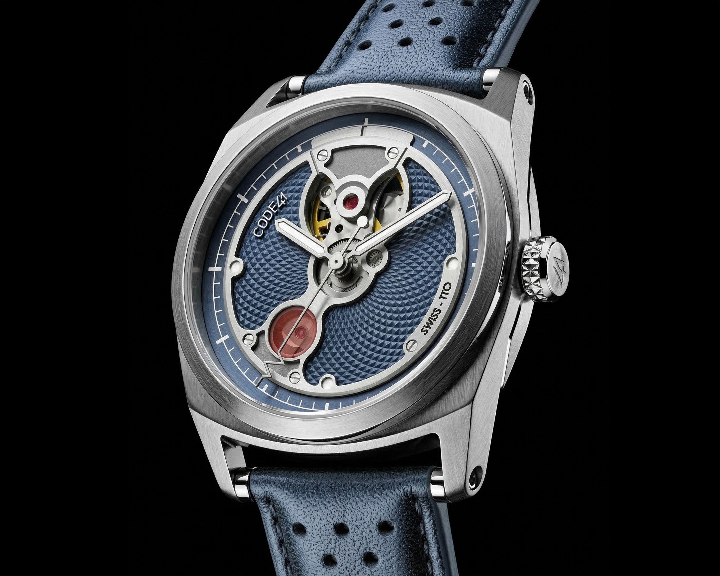CODE41 Open Heart: automatic open-heart watch with Swiss movement
