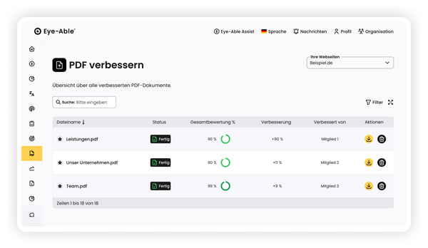 Eye-Able Tool zur Verbesserung der PDF-Barrierefreiheit
