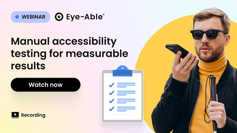 Teaser image linking to registration page for webinar on-demand "People over machines: Manual testing for measurable results"