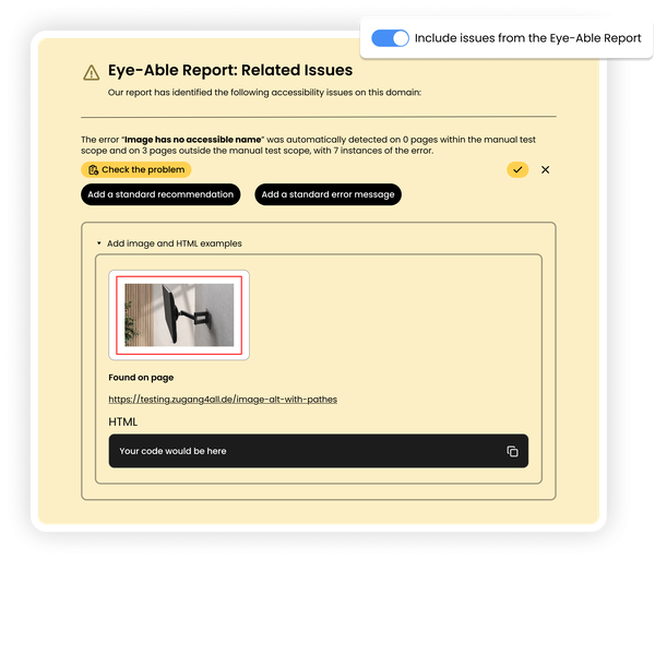 Eye-Able Report: Related Issues