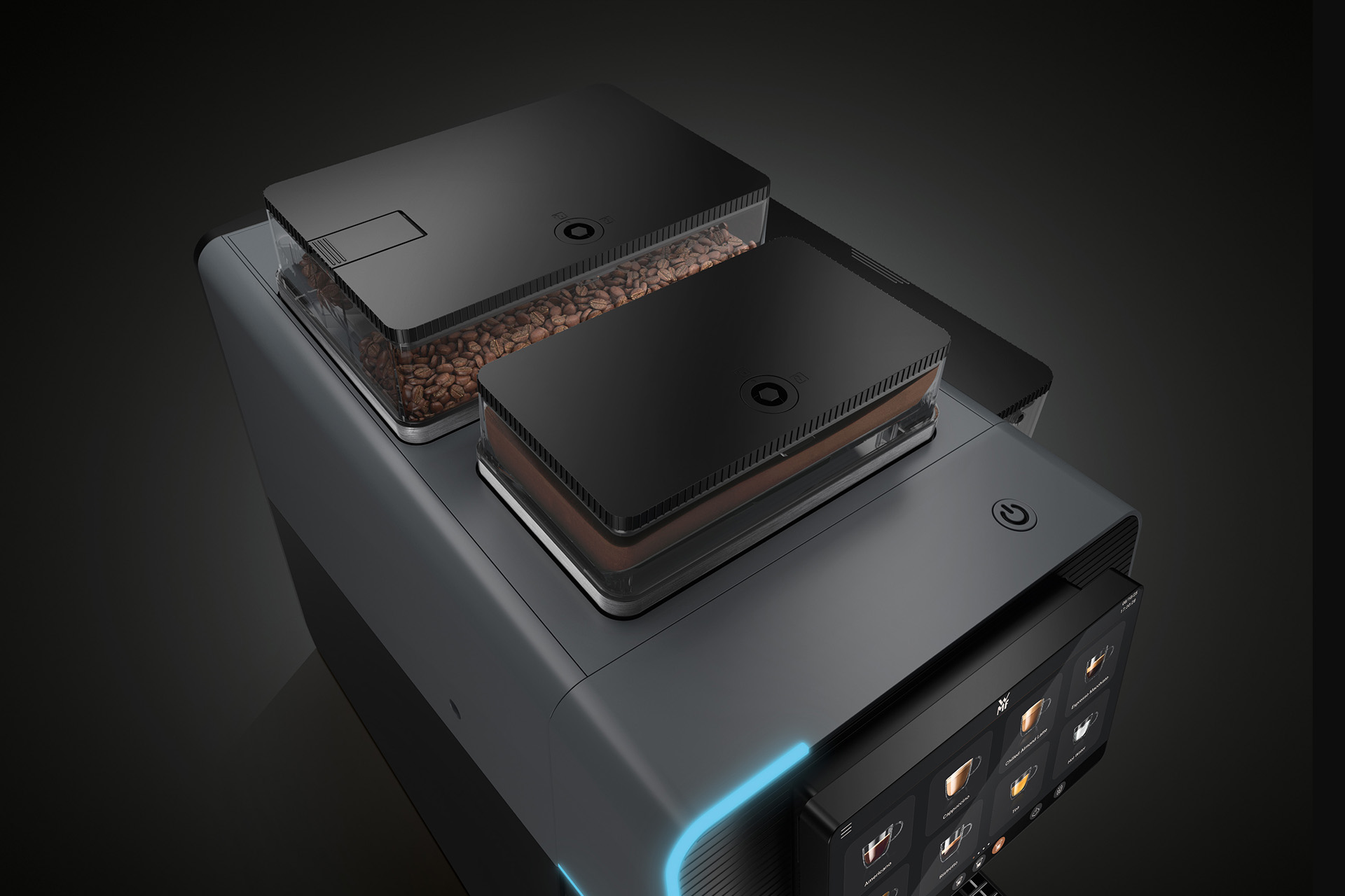 Bohnenbeh&auml;lter und Pulverbeh&auml;lter