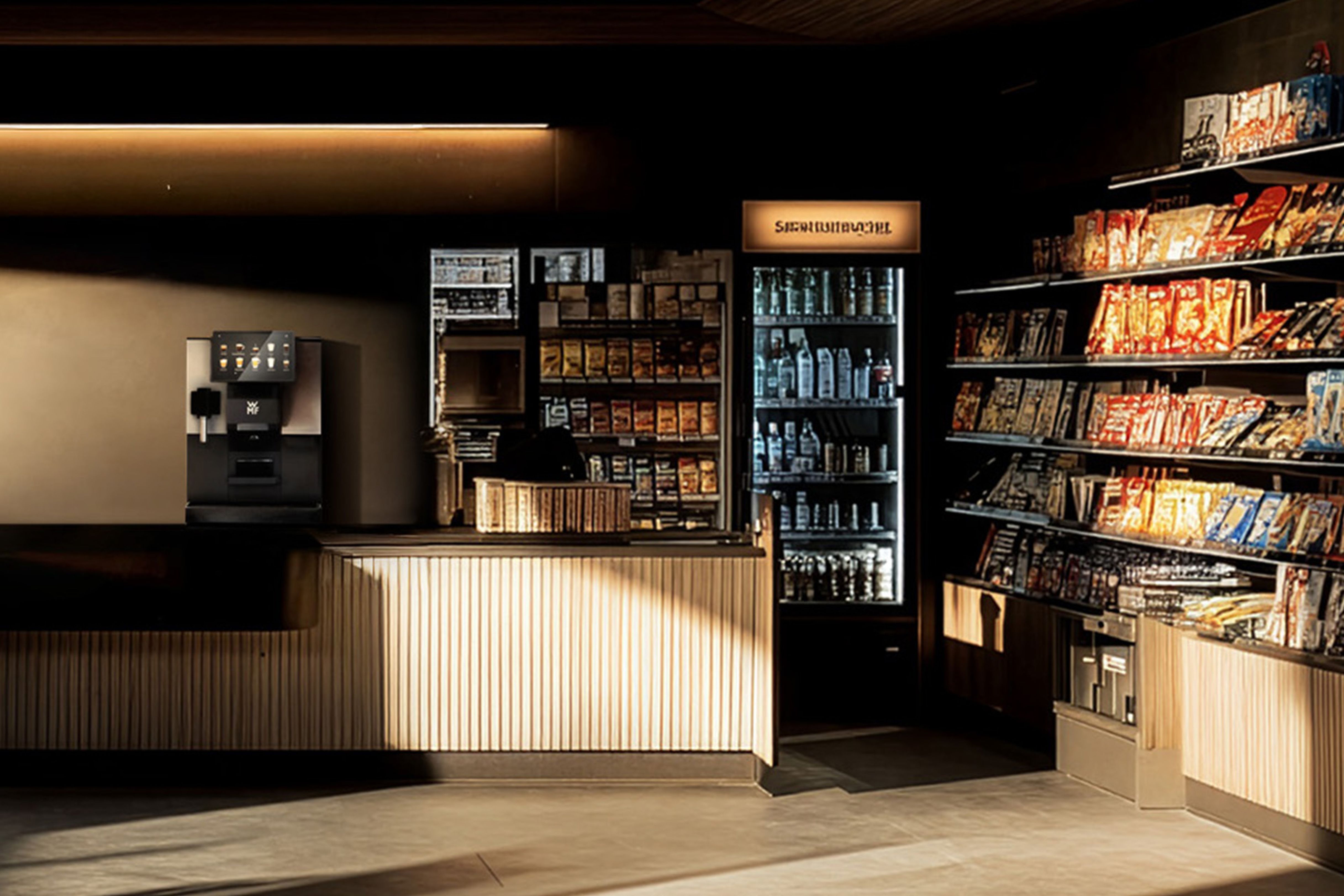 WMF Peak 50 in a convenience store