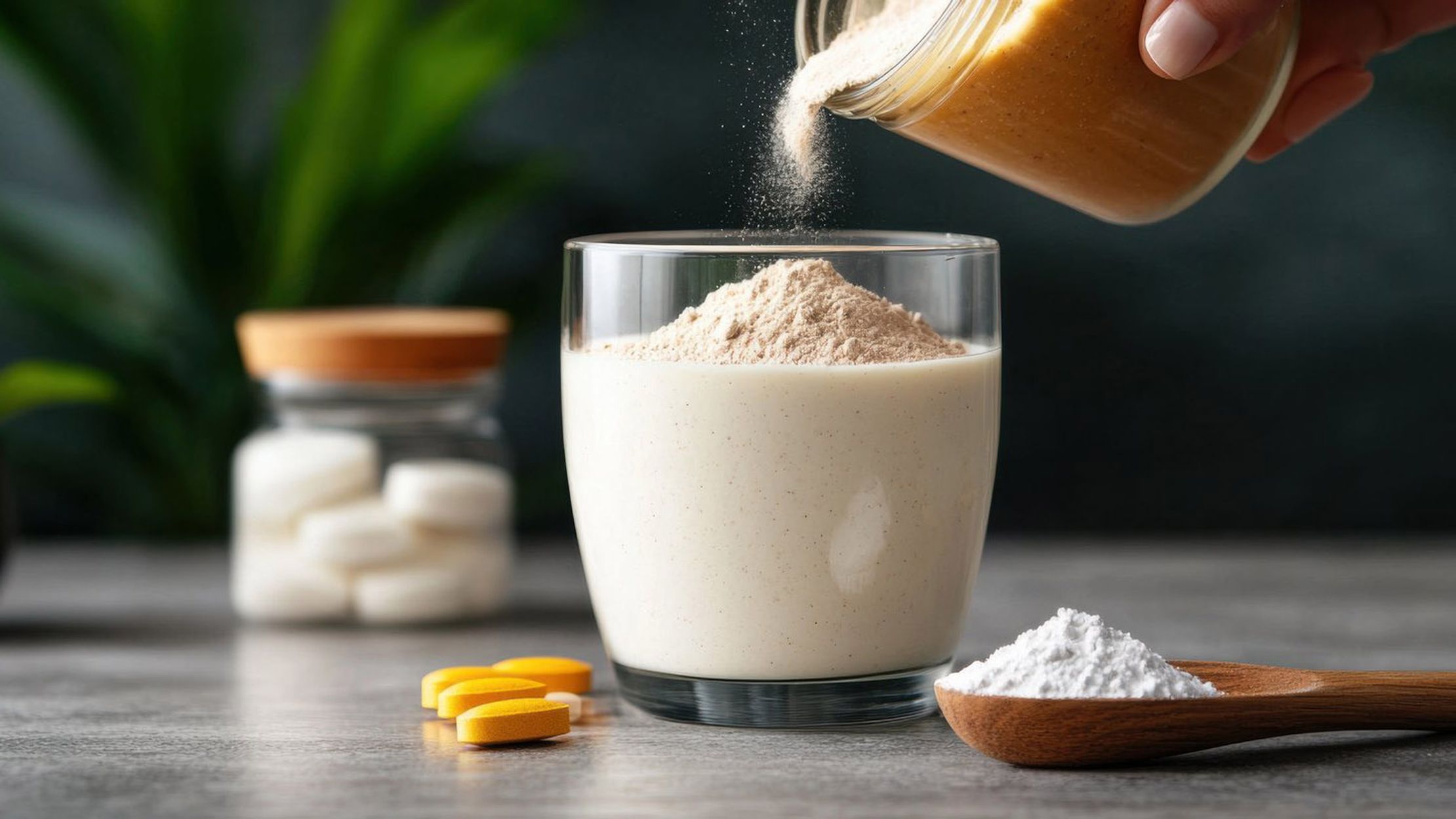 Glow coffee - coffee with collagen powder