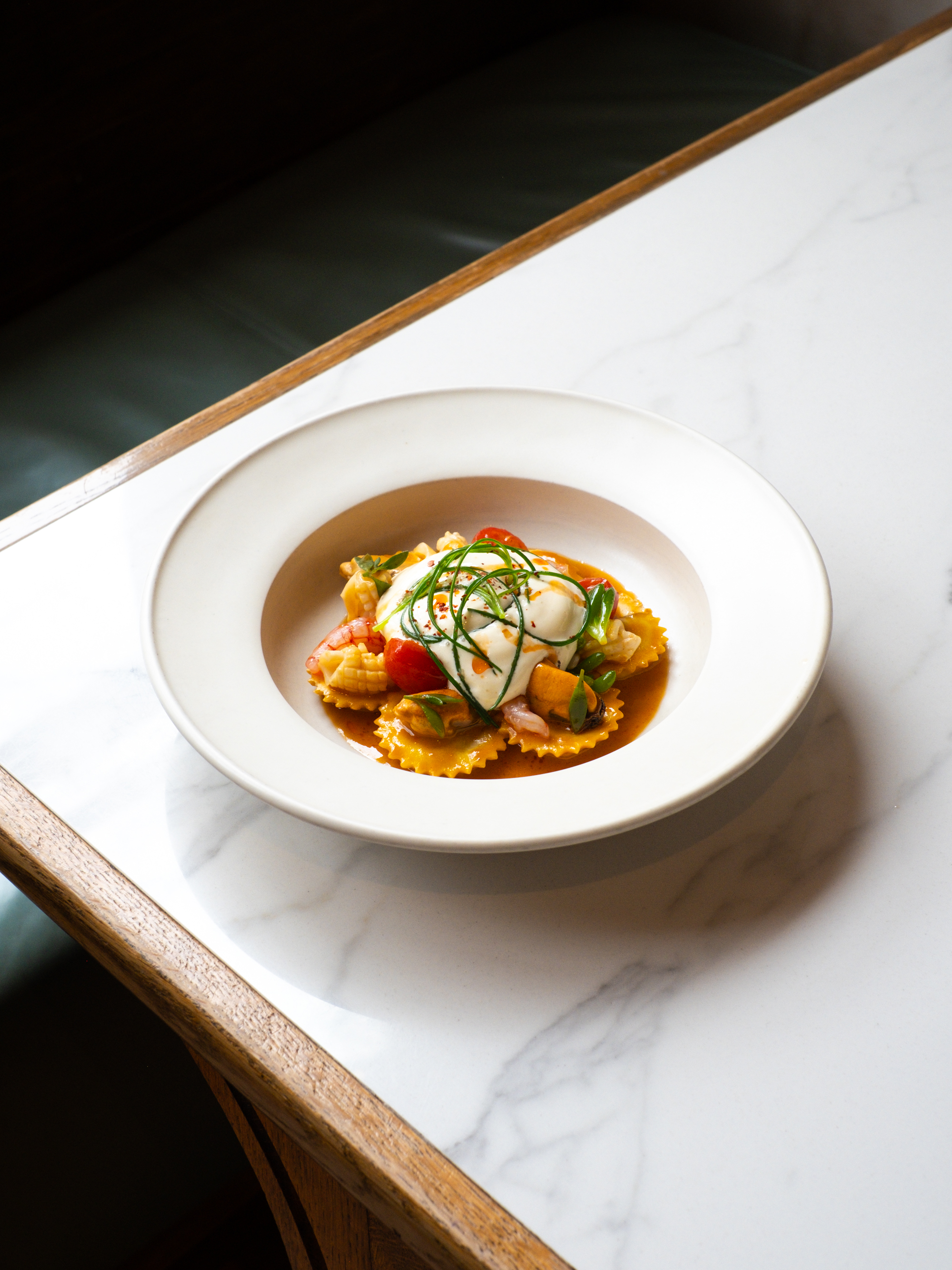 Valentines pasta dish