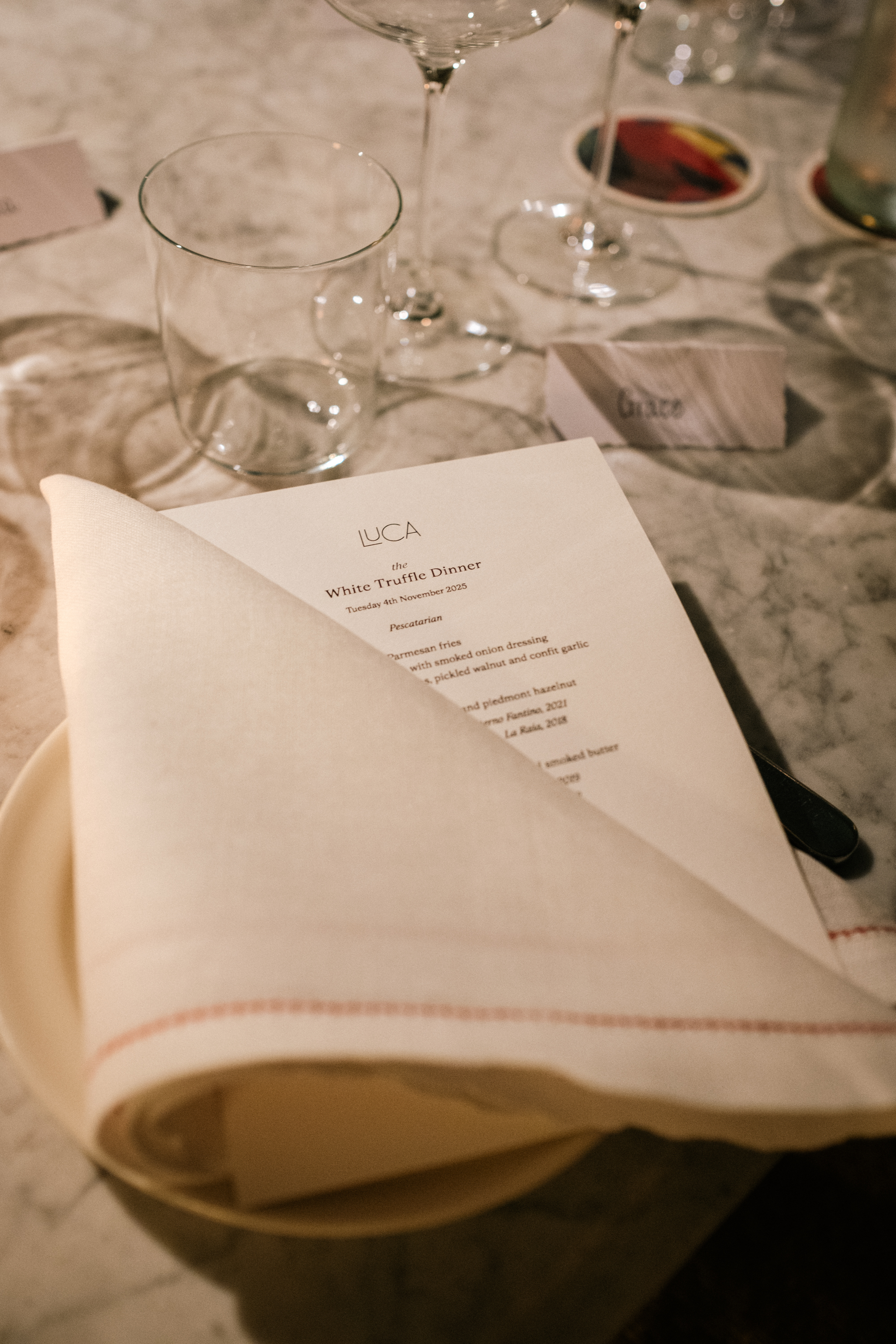 White Truffle Dinner