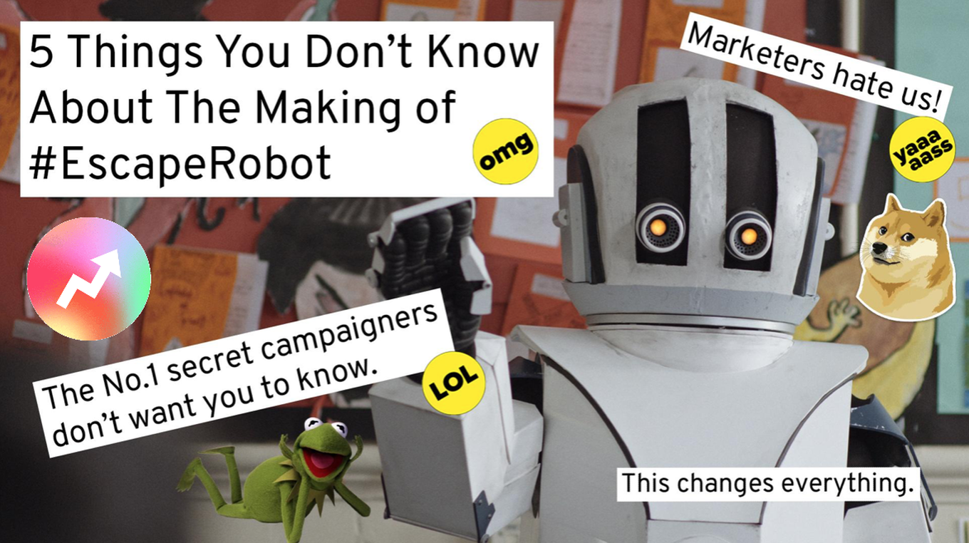 5 things you don’t know about the making of #EscapeRobot