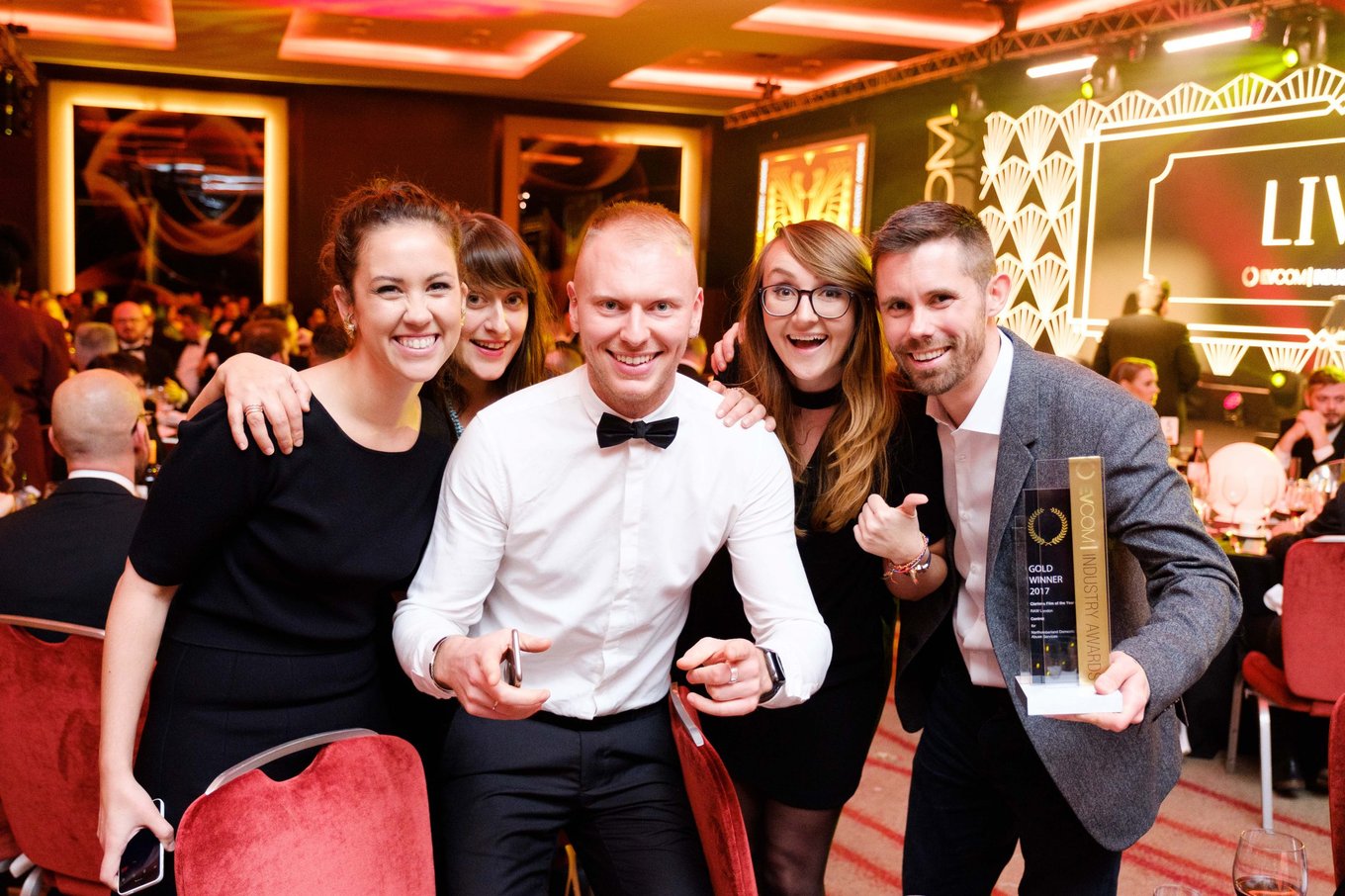 Raw London wins Clarion Film of the Year at EVCOM Industry Awards 2017