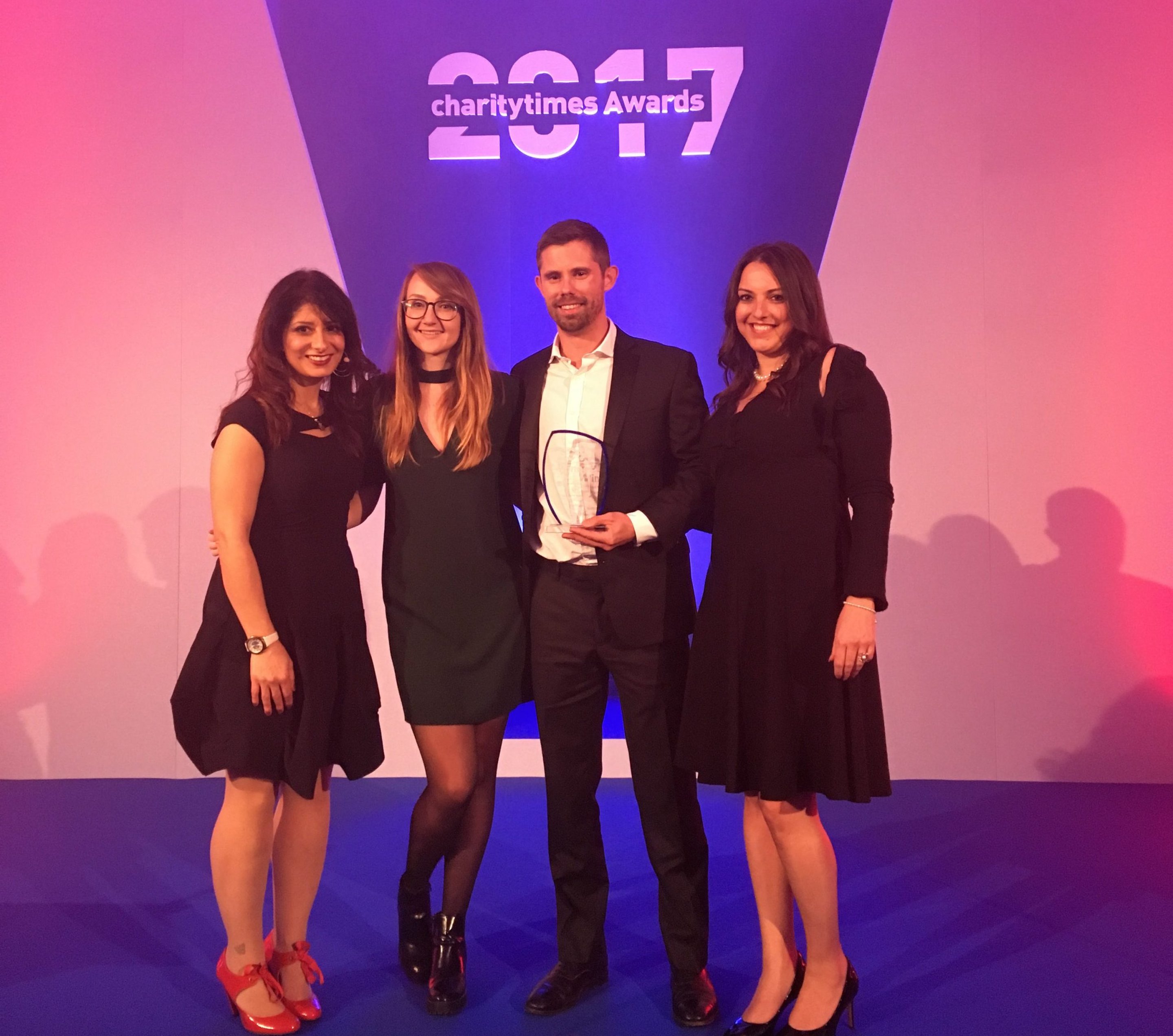 Raw London wins first award for CSR at Charity Times Awards 2017