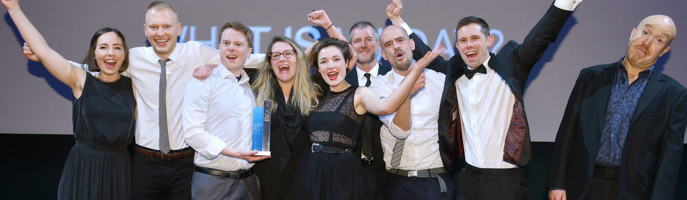 Winners! Hat trick for RAW Productions at EVCOM Screen Awards 2016!