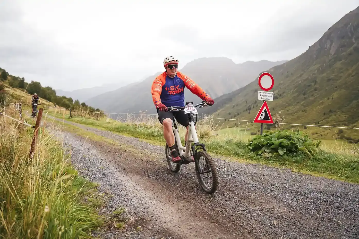 Robert Peschke auf einem i:SY Kompaktrad bei der E-Bike WM in Ischgl.