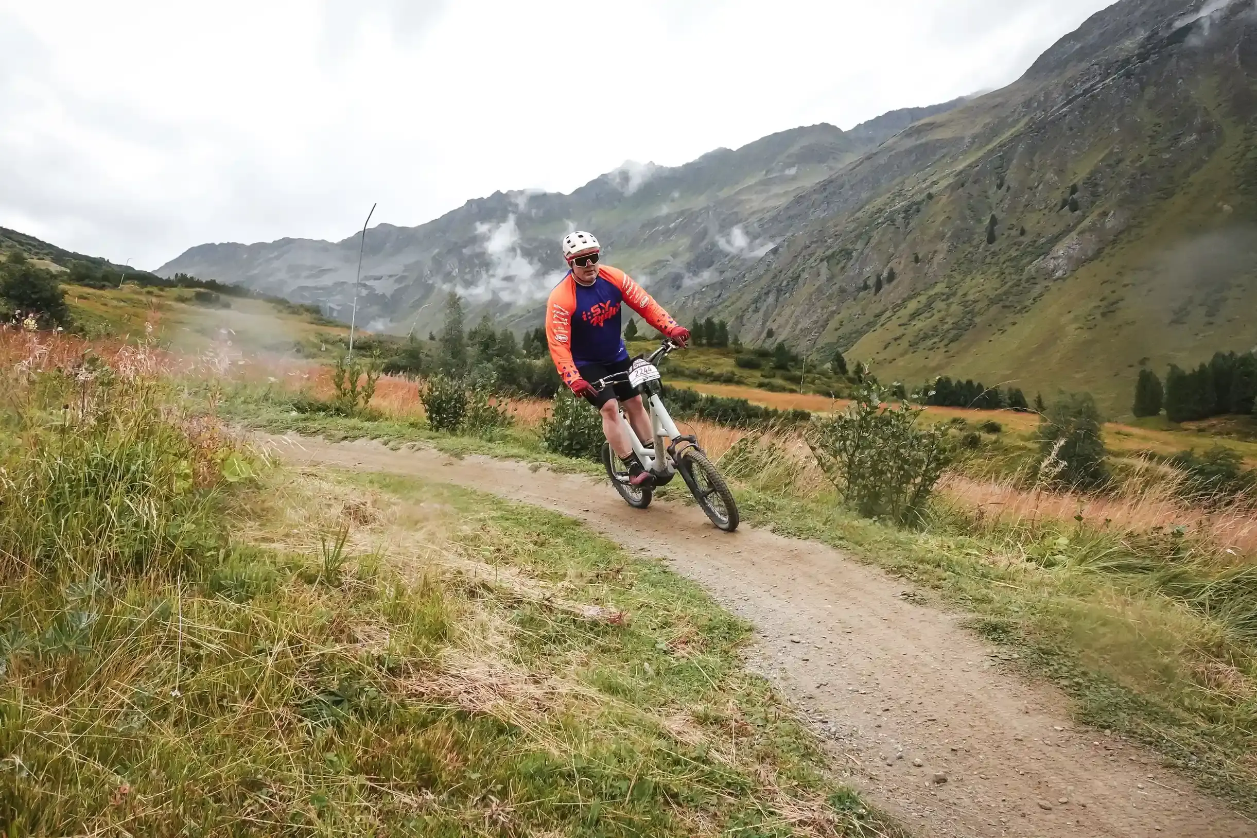 Robert Peschke auf einem i:SY Kompaktrad bei der E-Bike WM in Ischgl.