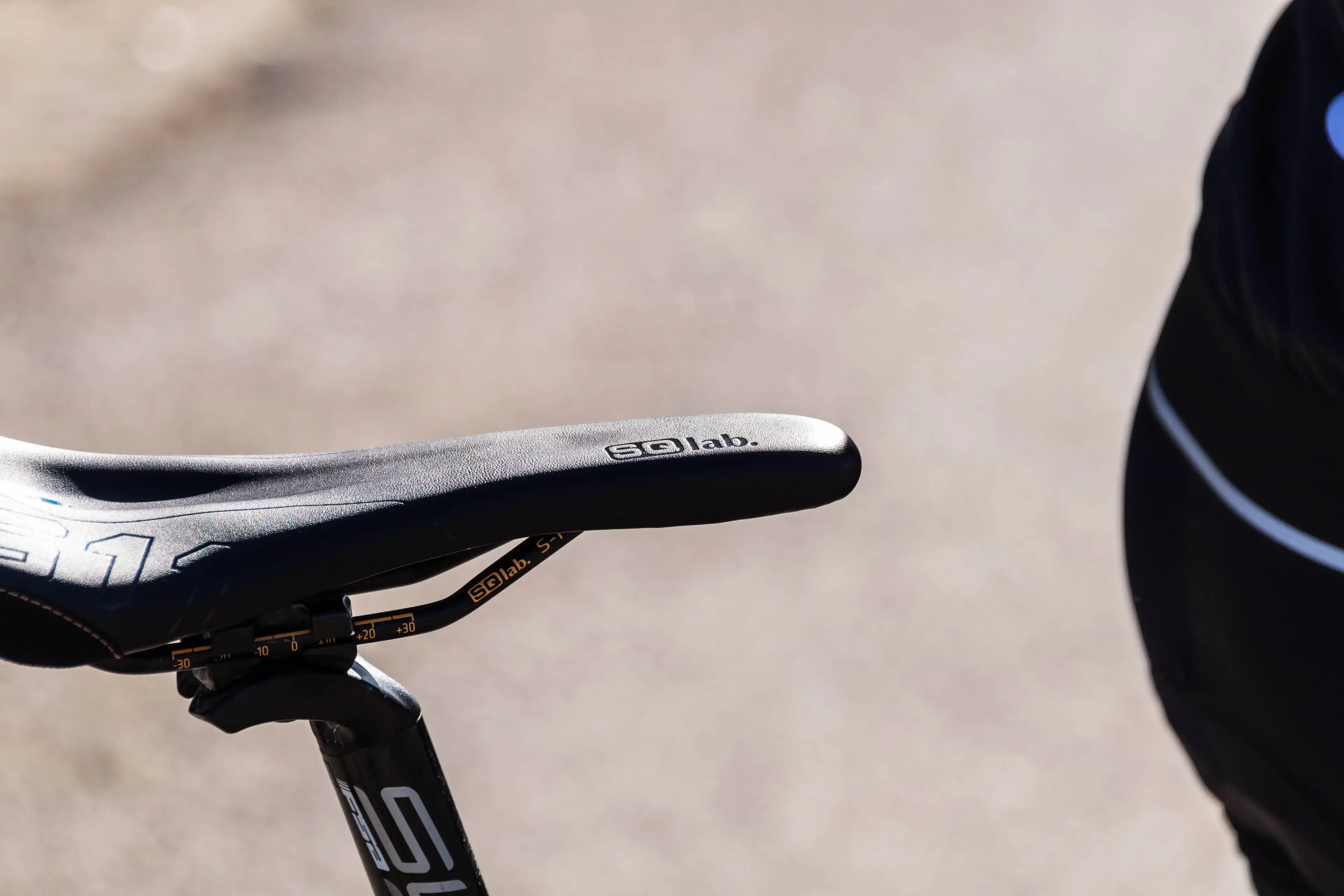 Detailansicht SQlab Sattel am Fahrrad