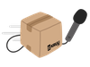 KRUU Photo Booth Package with a microphone illustration
