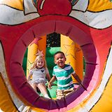 Inflatable play area