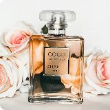 Coco Chanel perfume bottle