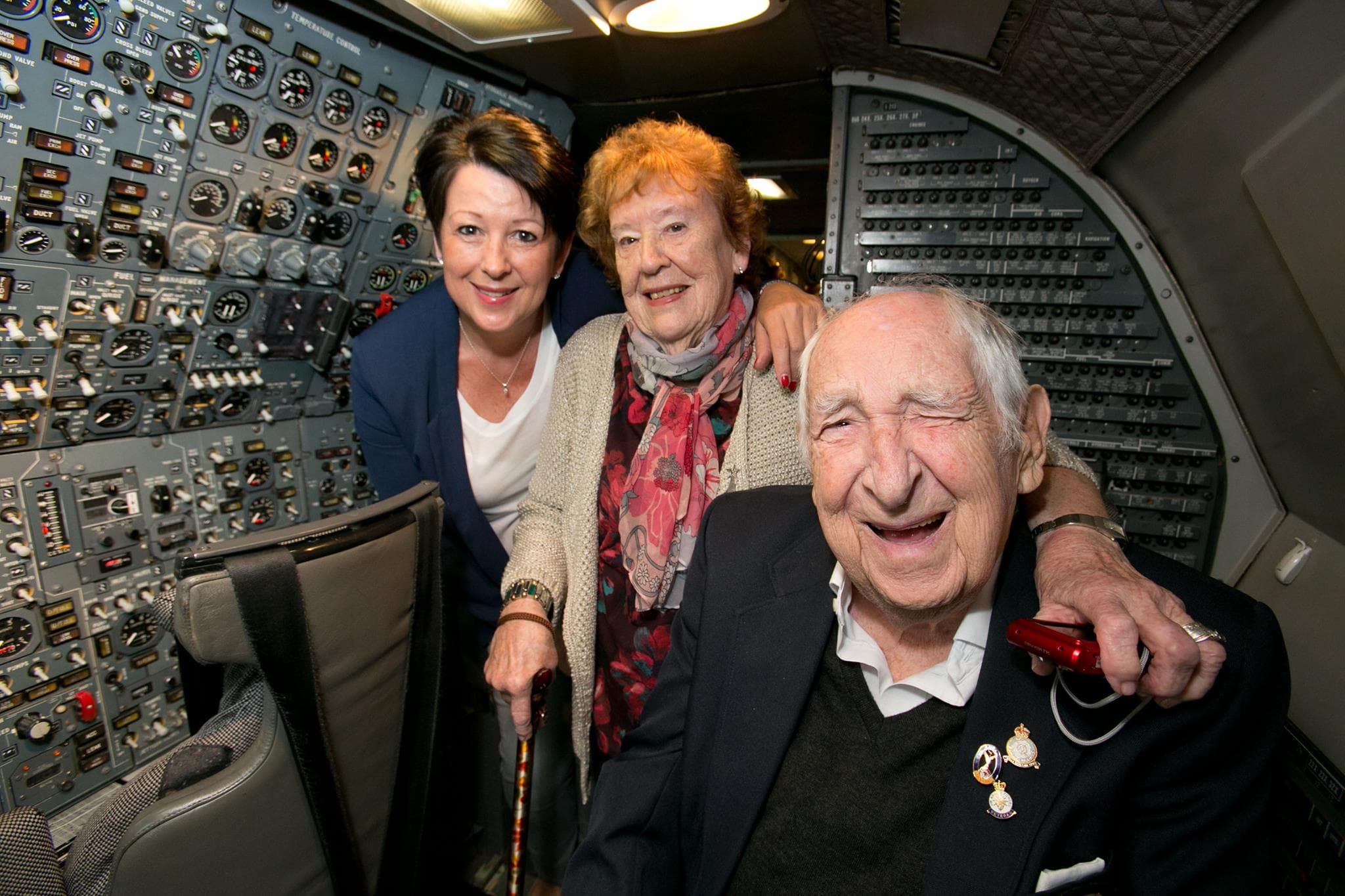 People inside the Concorde