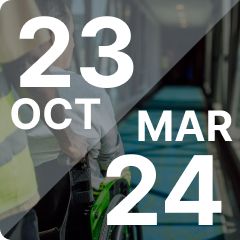 East Midlands Airport performance report October - March 2023-2024