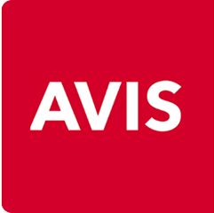 Red background with text that says Avis