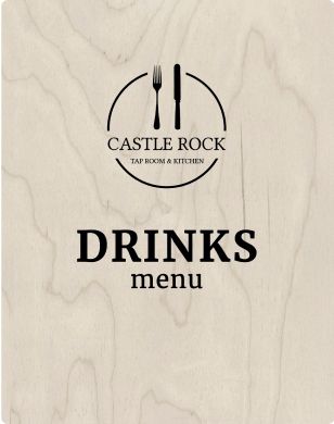 Castle Rock drinks menu