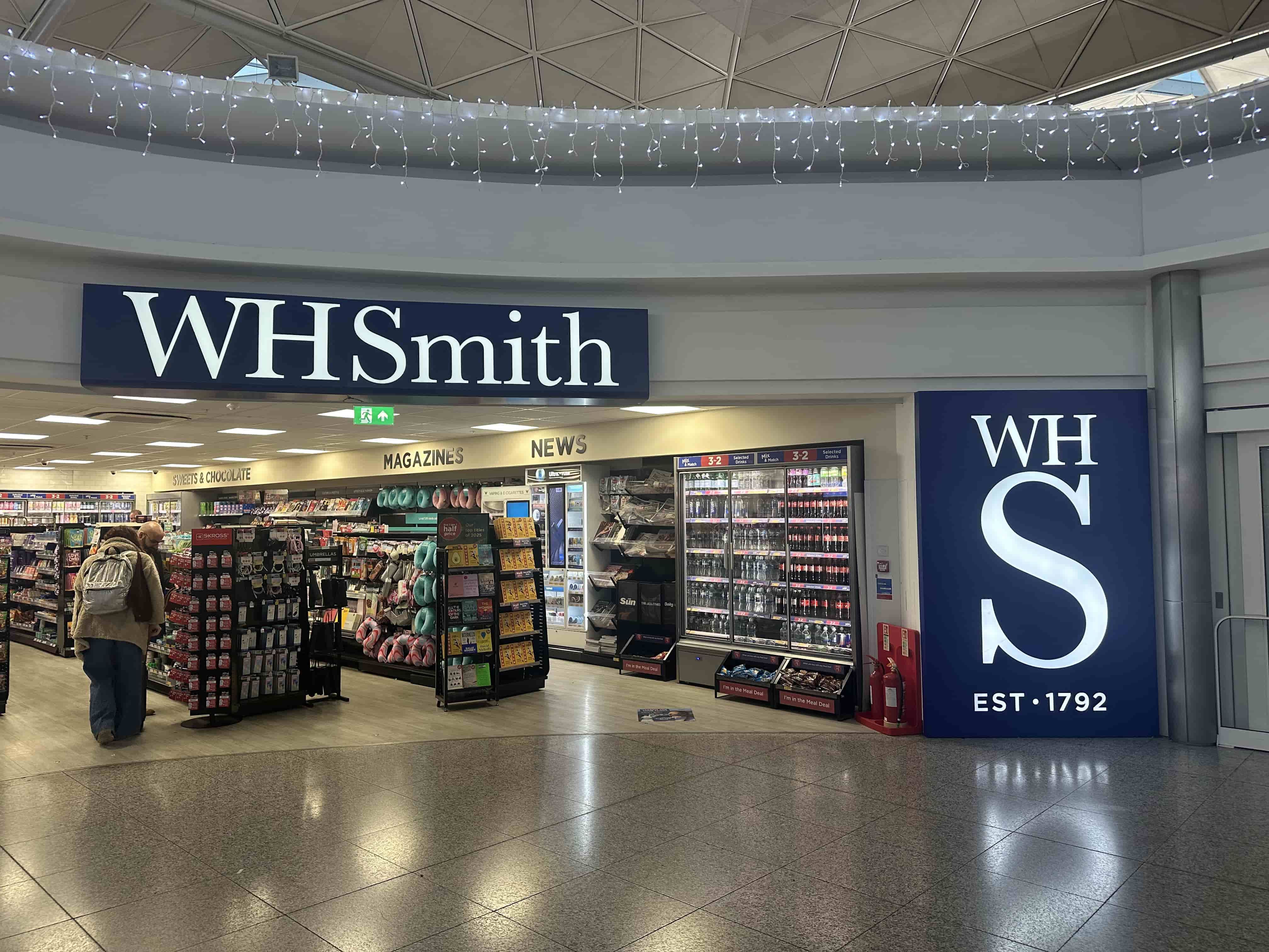 WHSmiths at London Stansted Airport