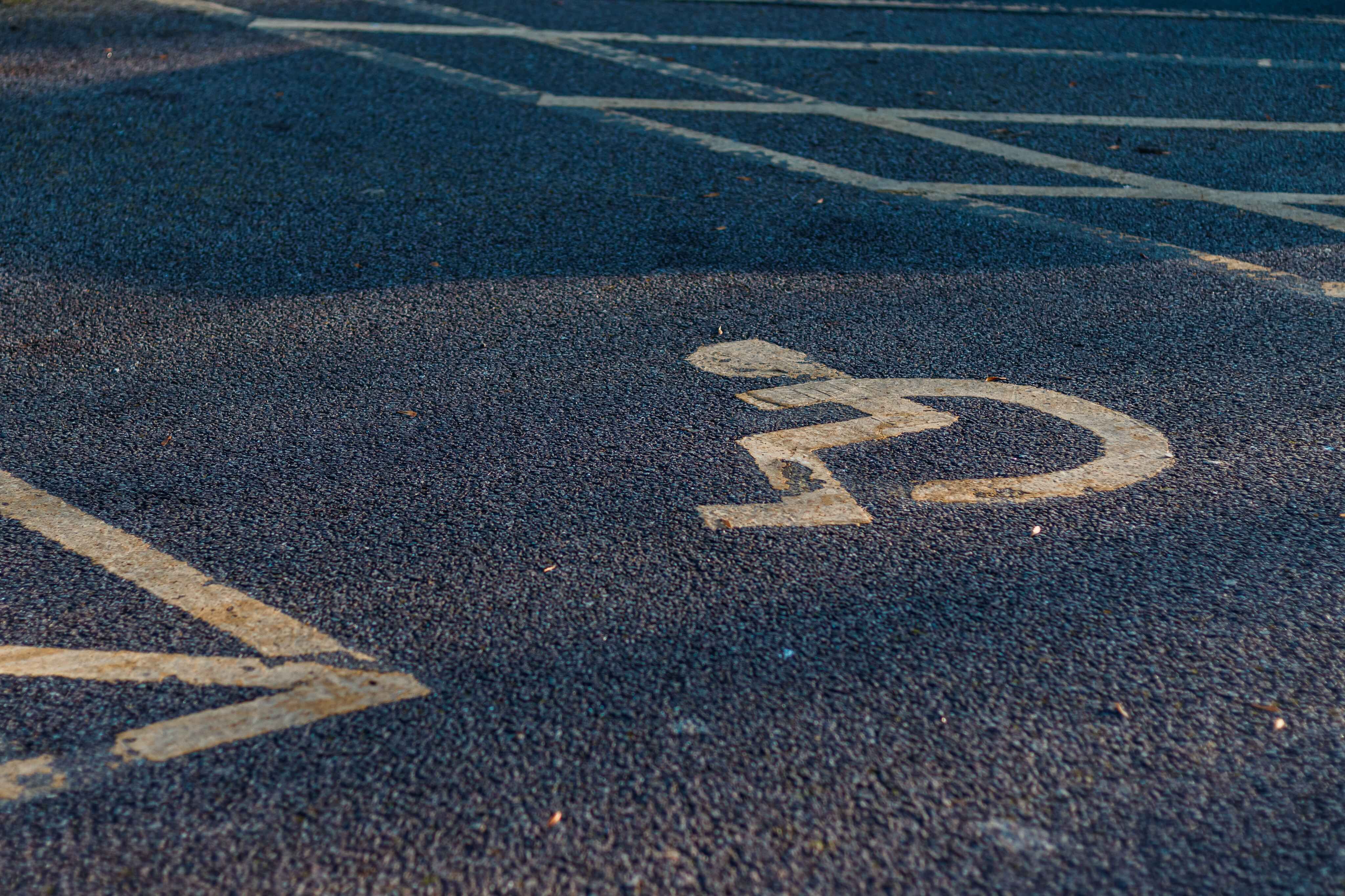 blue badge parking symbol