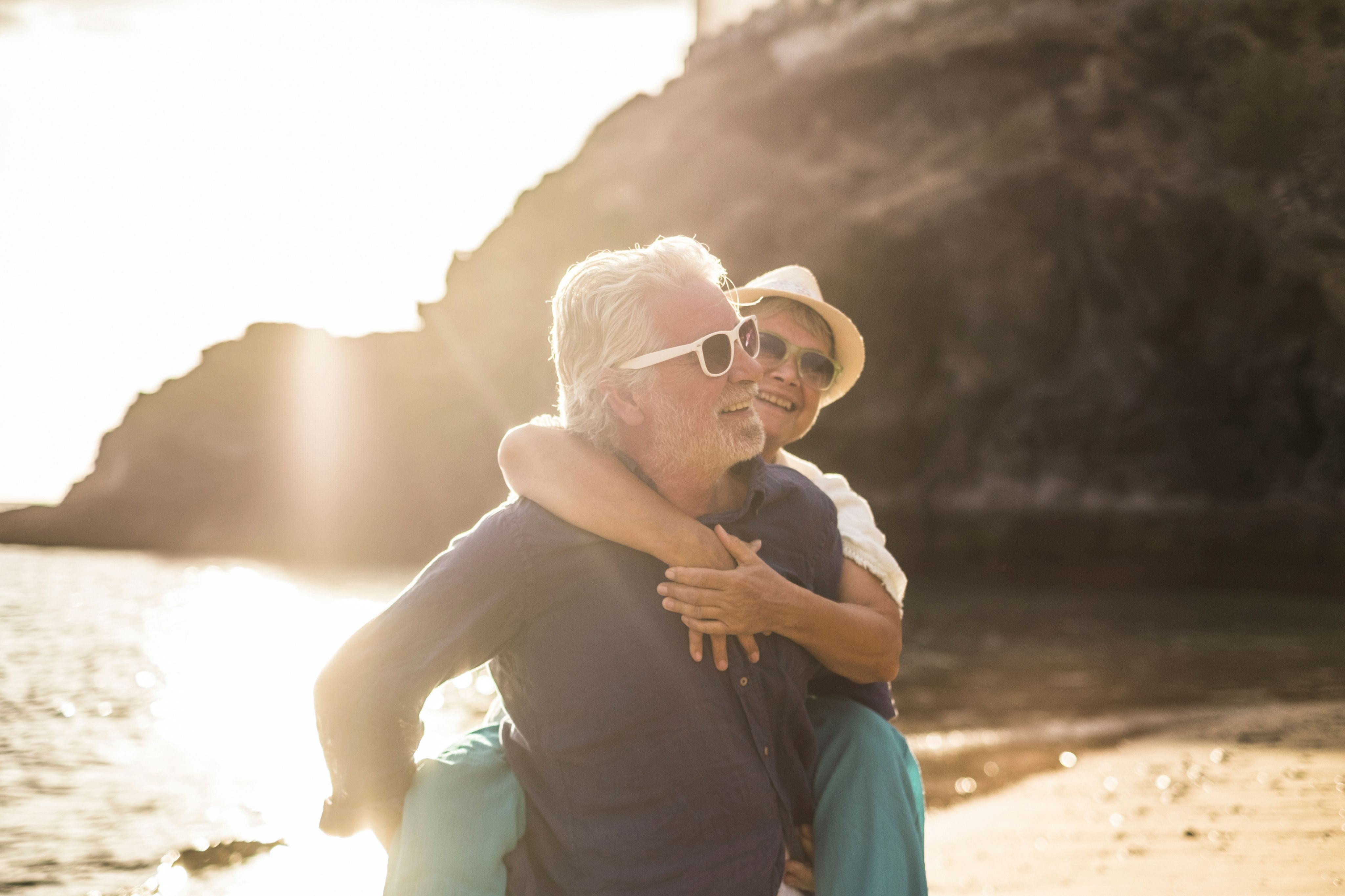 people on a beach