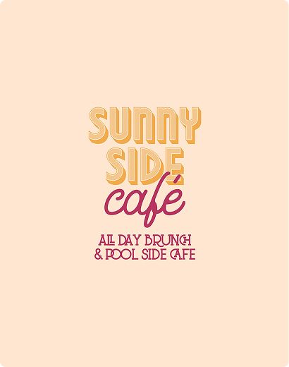 Sunnyside Cafe lunch menu