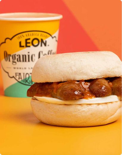 Leon arrivals breakfast menu