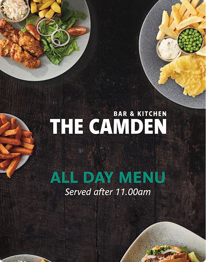 The Camden all day menu