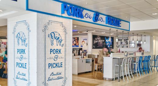 Entrance of Pork & Pickle restaurant