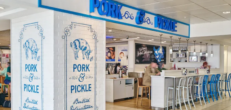 Entrance of Pork & Pickle restaurant