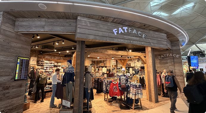 London Stansted Airport FatFace shop