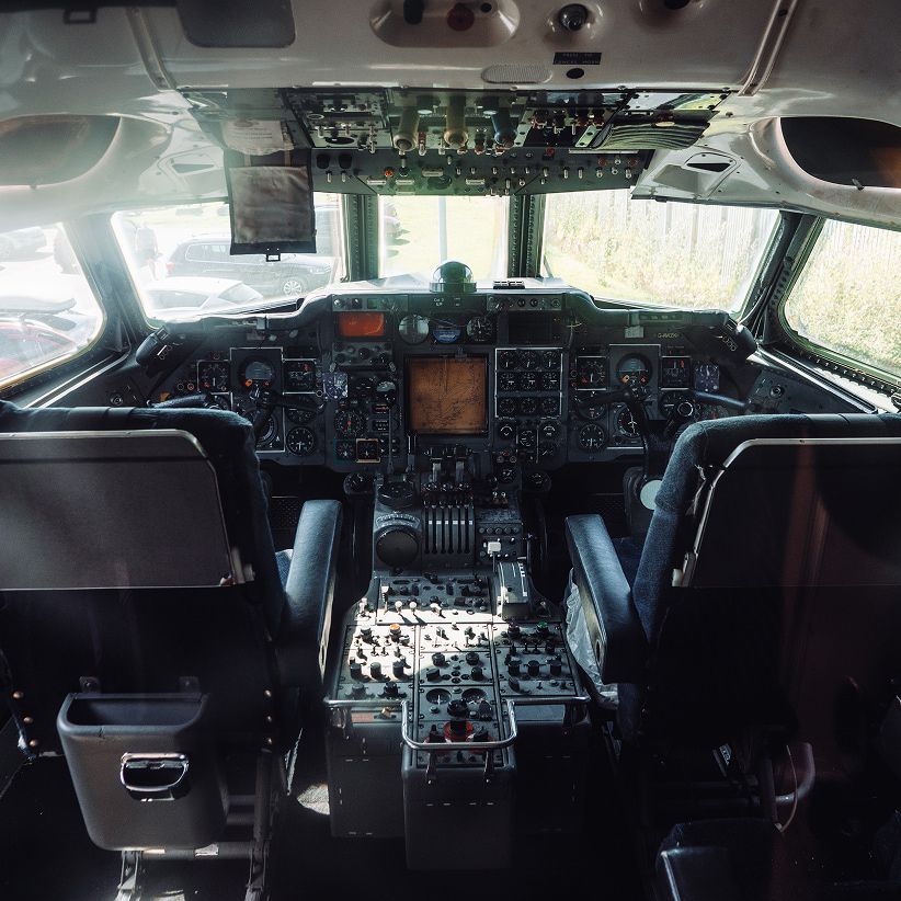 Plane cockpit