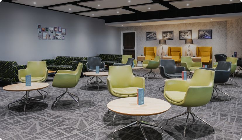 Lounge in East Midlands Airport